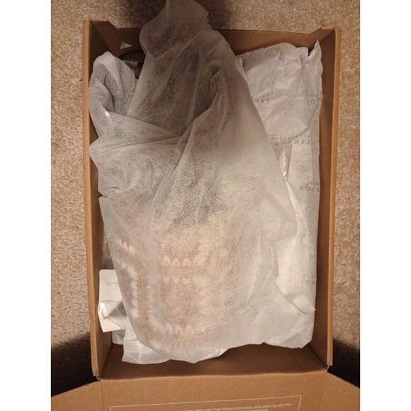 Journee Dorit Tru Comfort Foam Crochet Sandal Block Heels Vintage Afghan Style - Picture 8 of 13